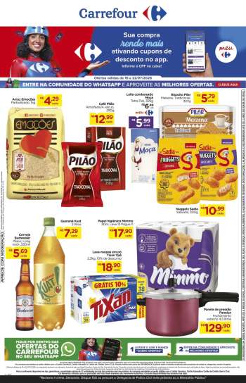 Folheto Carrefour Hiper - 16/07/2026 - 22/07/2026.