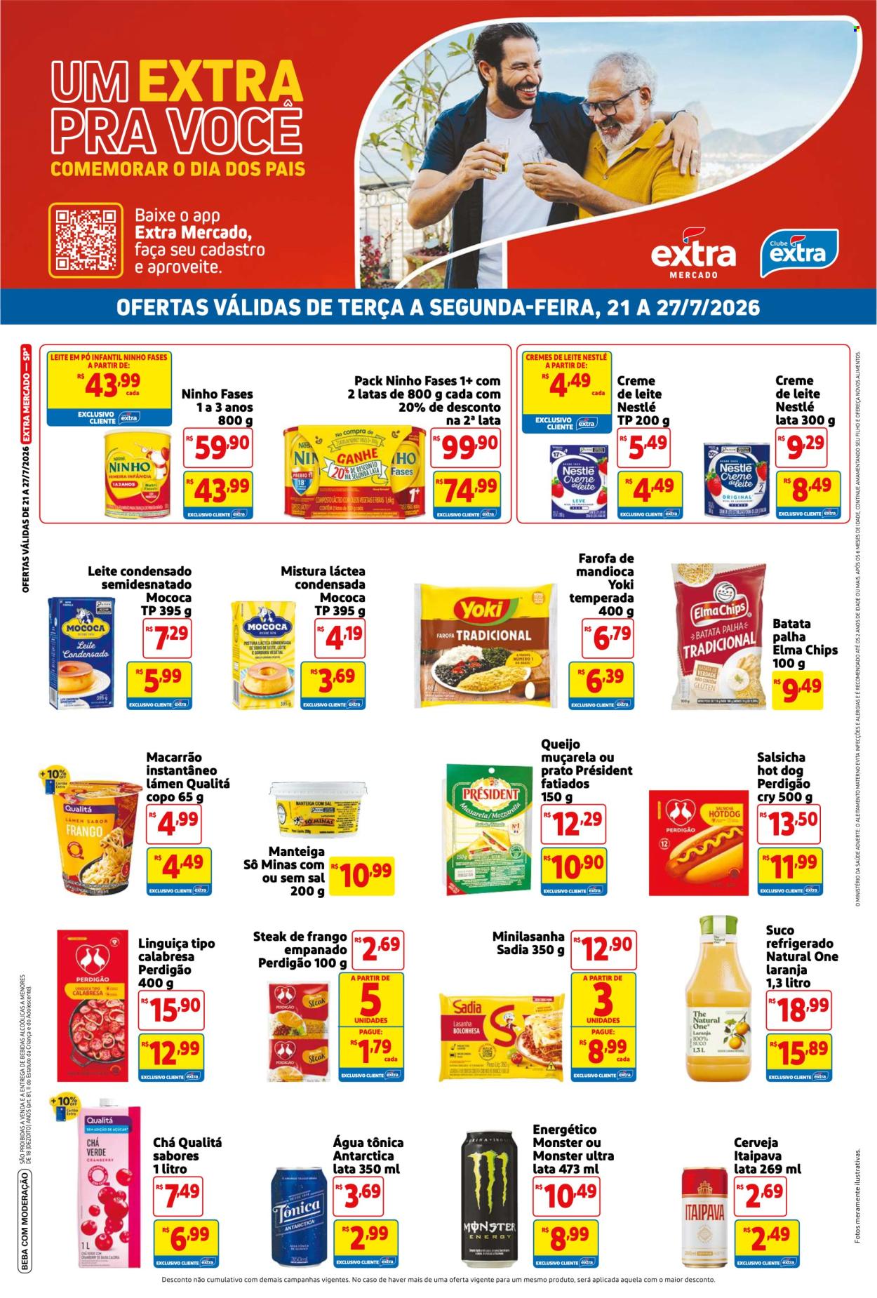 Folheto Mercado Extra - 21/07/2026 - 27/07/2026. Página 1
