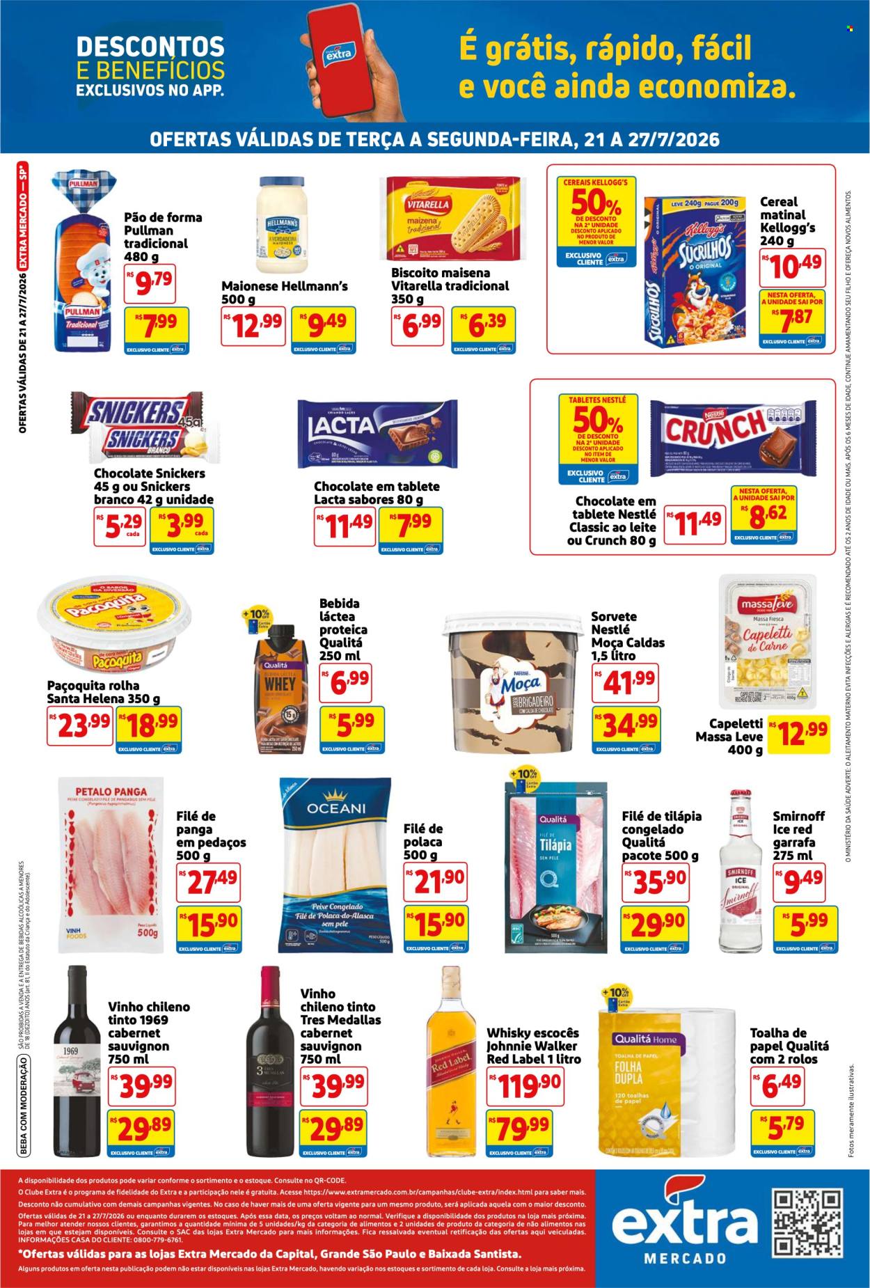 Folheto Mercado Extra - 21/07/2026 - 27/07/2026. Página 2