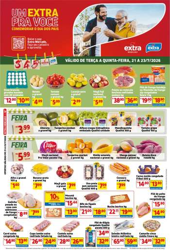 Folheto Mercado Extra - 21/07/2026 - 23/07/2026.