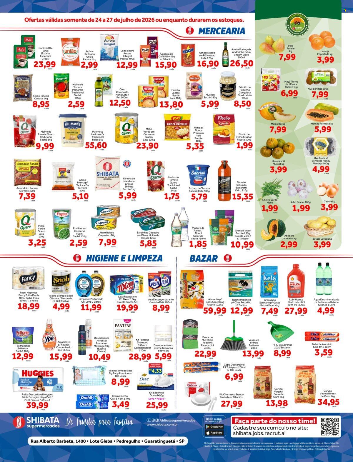 Folheto Shibata Supermercados - 24/07/2026 - 27/07/2026. Página 2