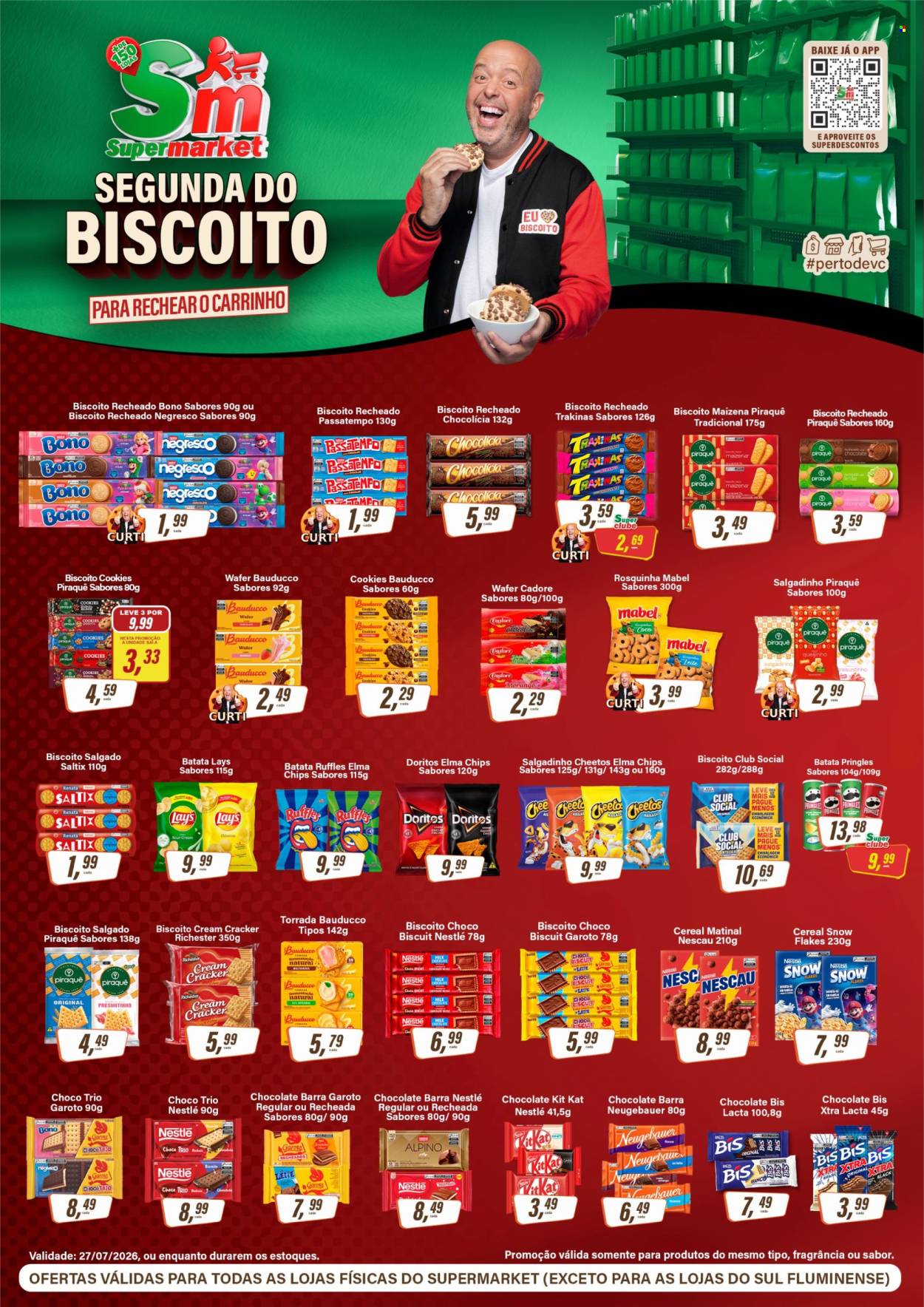 Folheto Rede Supermarket - 27/07/2026 - 27/07/2026. Página 1