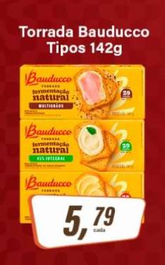 Torrada Bauducco Tipos 142g