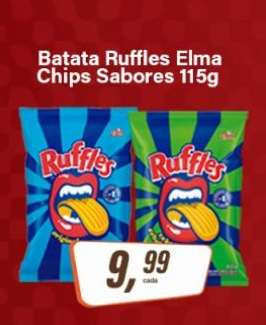 Batata Ruffles Elma Chips Sabores 115g
