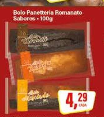 Bolo Panetteria Romanato Sabores