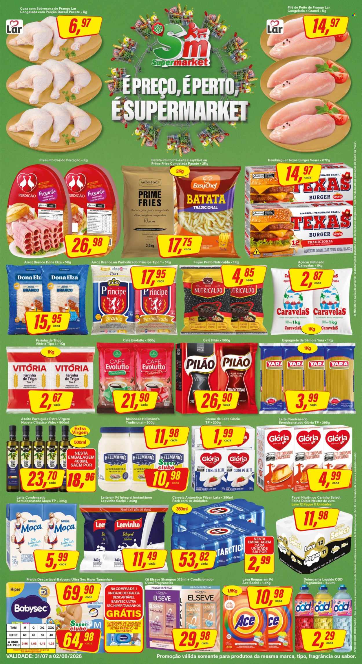 Folheto Rede Supermarket - 31/07/2026 - 02/08/2026. Página 1