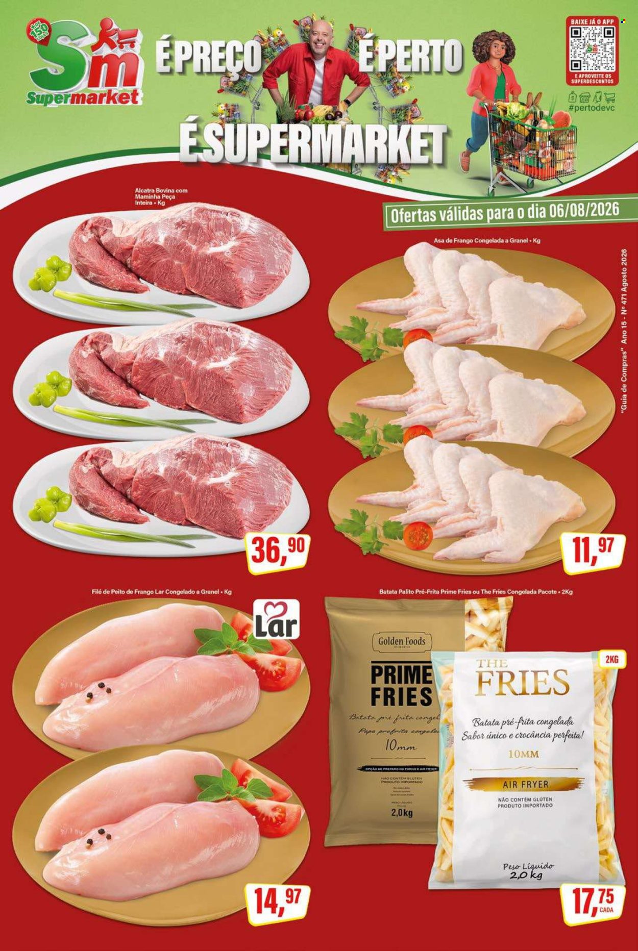 Folheto Rede Supermarket - 06/08/2026 - 06/08/2026. Página 1