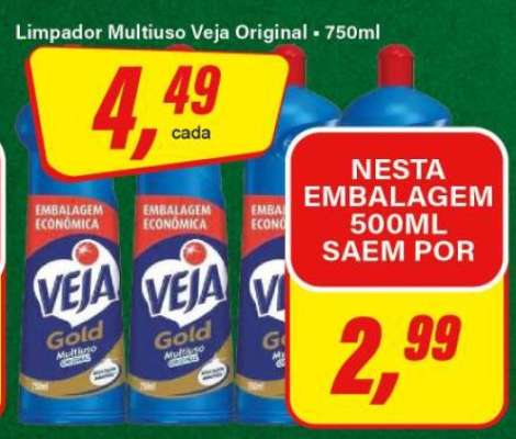 Limpador Multiuso Veja Original - 750ml