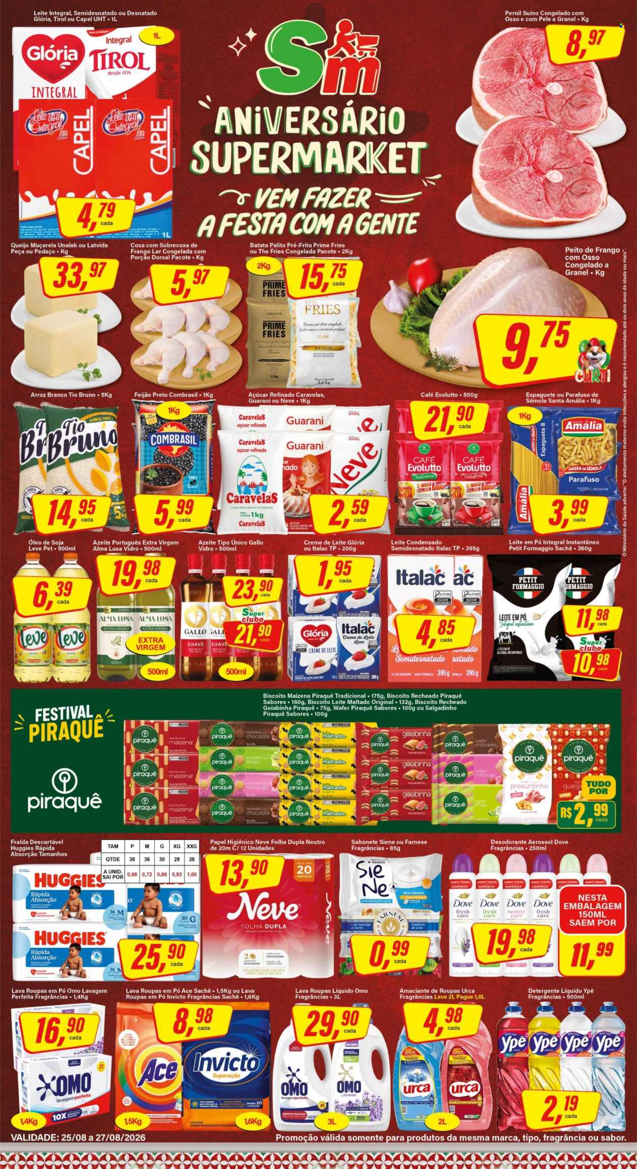 Folheto Rede Supermarket - 25/08/2026 - 27/08/2026. Página 1