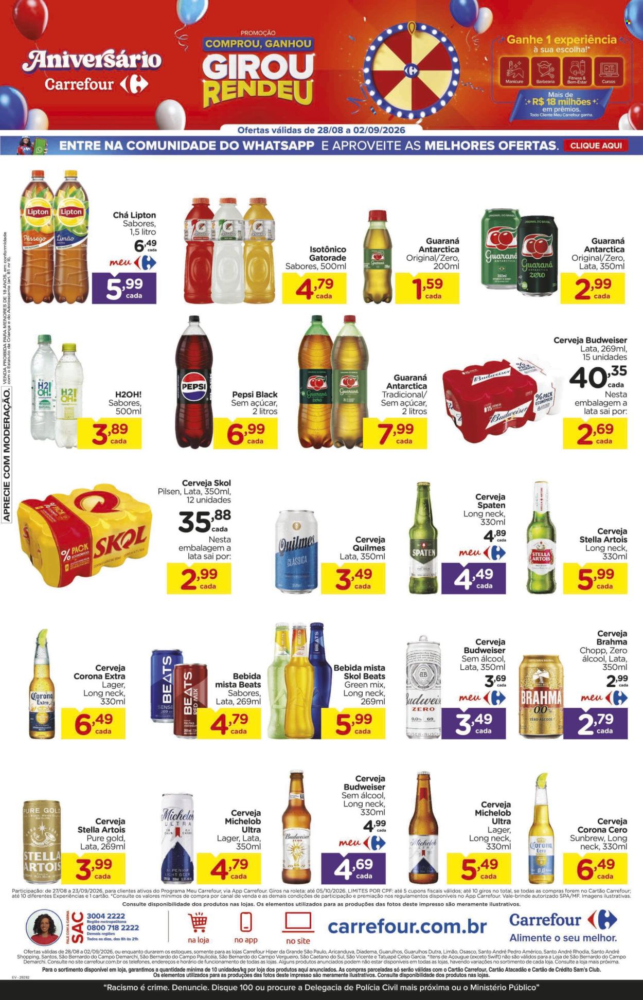 Folheto Carrefour Hiper - 28/08/2026 - 02/09/2026. Página 6