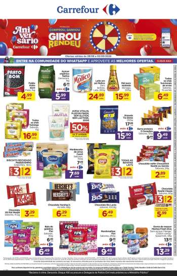 Folheto Carrefour Hiper - 28/08/2026 - 02/09/2026.