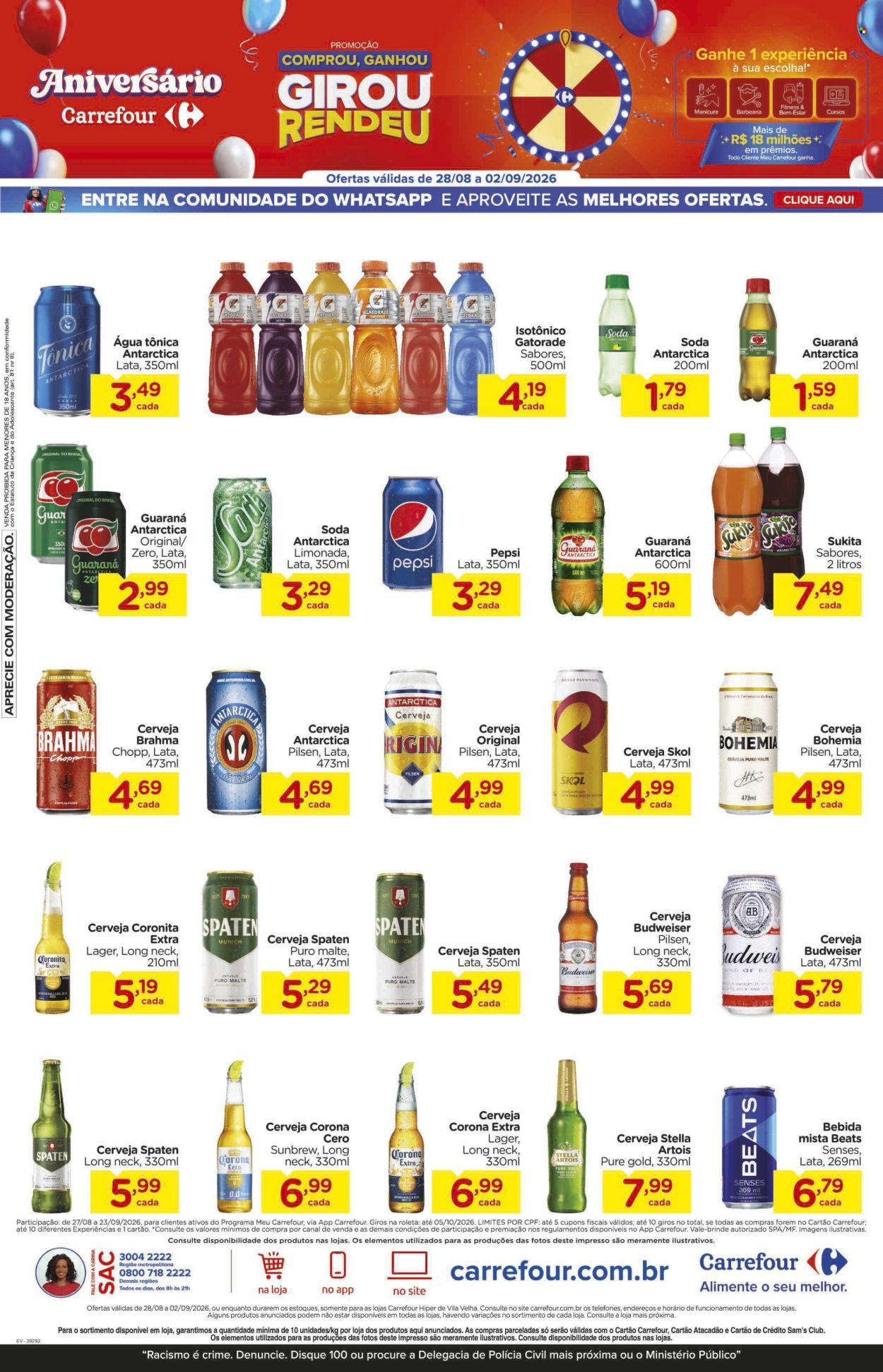 Folheto Carrefour Hiper - 28/08/2026 - 02/09/2026. Página 6