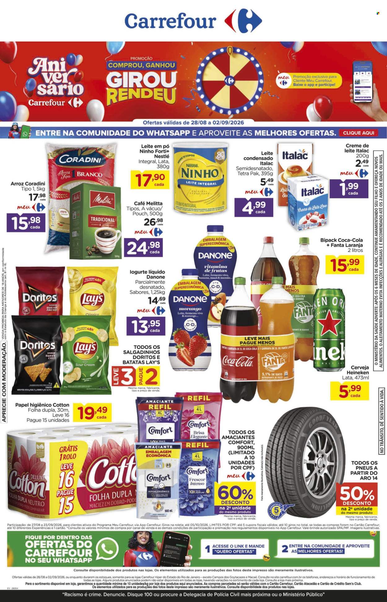 Folheto Carrefour Hiper - 28/08/2026 - 02/09/2026. Página 1