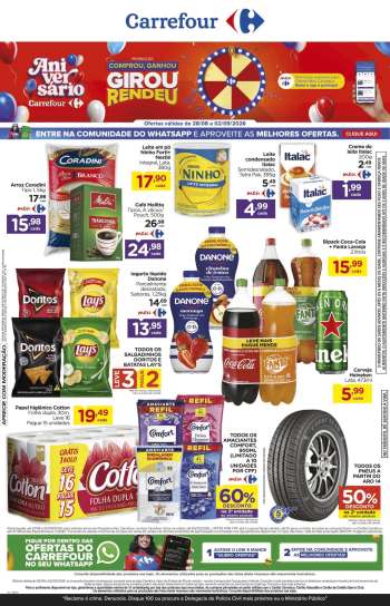 Folheto Carrefour Hiper - 28/08/2026 - 02/09/2026.