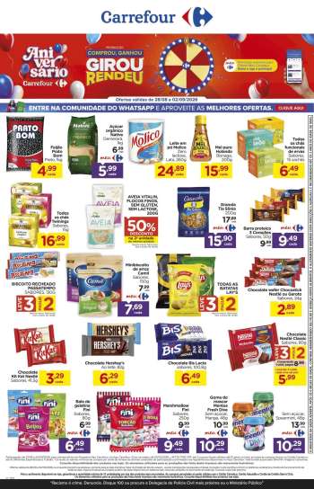 Folheto Carrefour Hiper - 28/08/2026 - 02/09/2026.