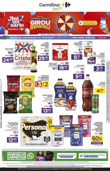 Folheto Carrefour Bairro - 28/08/2026 - 02/09/2026.
