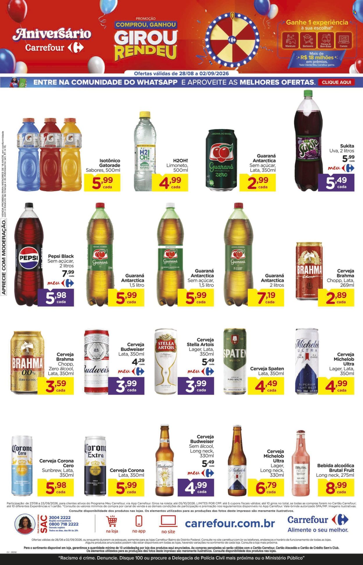 Folheto Carrefour Bairro - 28/08/2026 - 02/09/2026. Página 6