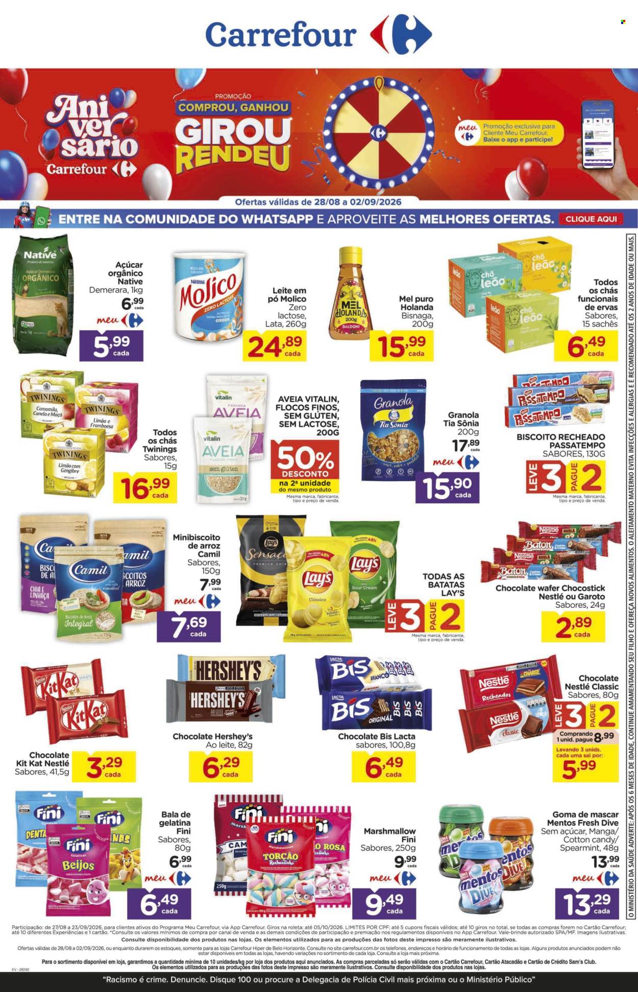 Folheto Carrefour Hiper - 28/08/2026 - 02/09/2026. Página 1