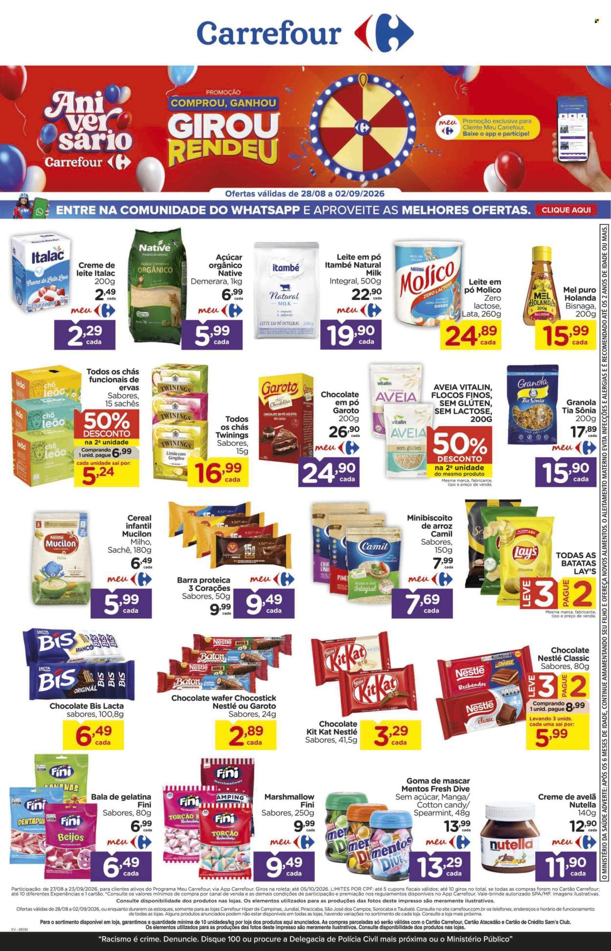 Folheto Carrefour Hiper - 28/08/2026 - 02/09/2026. Página 1