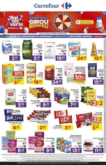 Folheto Carrefour Hiper - 28/08/2026 - 02/09/2026.
