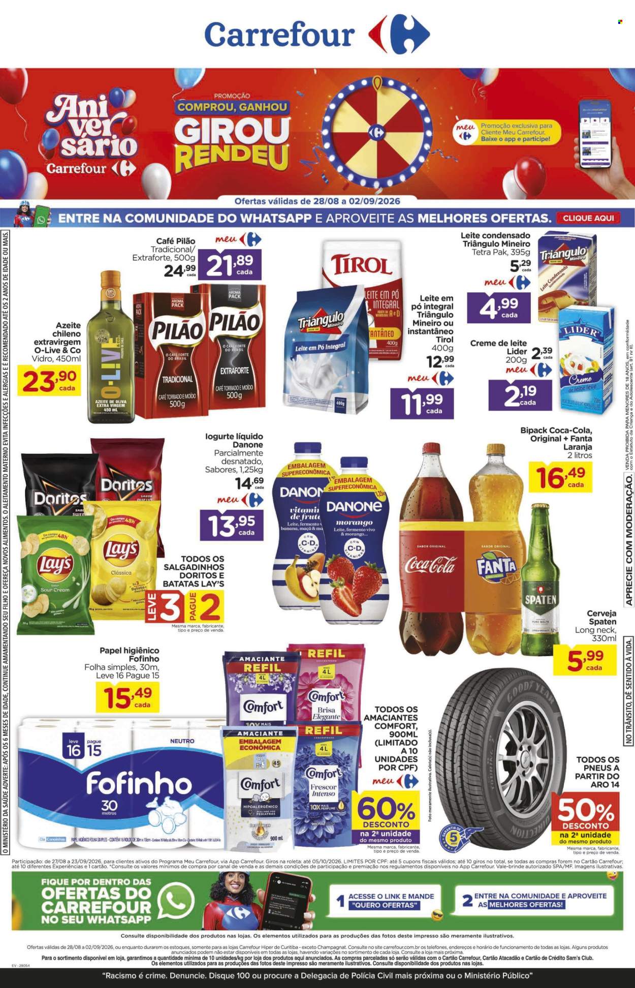 Folheto Carrefour Hiper - 28/08/2026 - 02/09/2026. Página 1