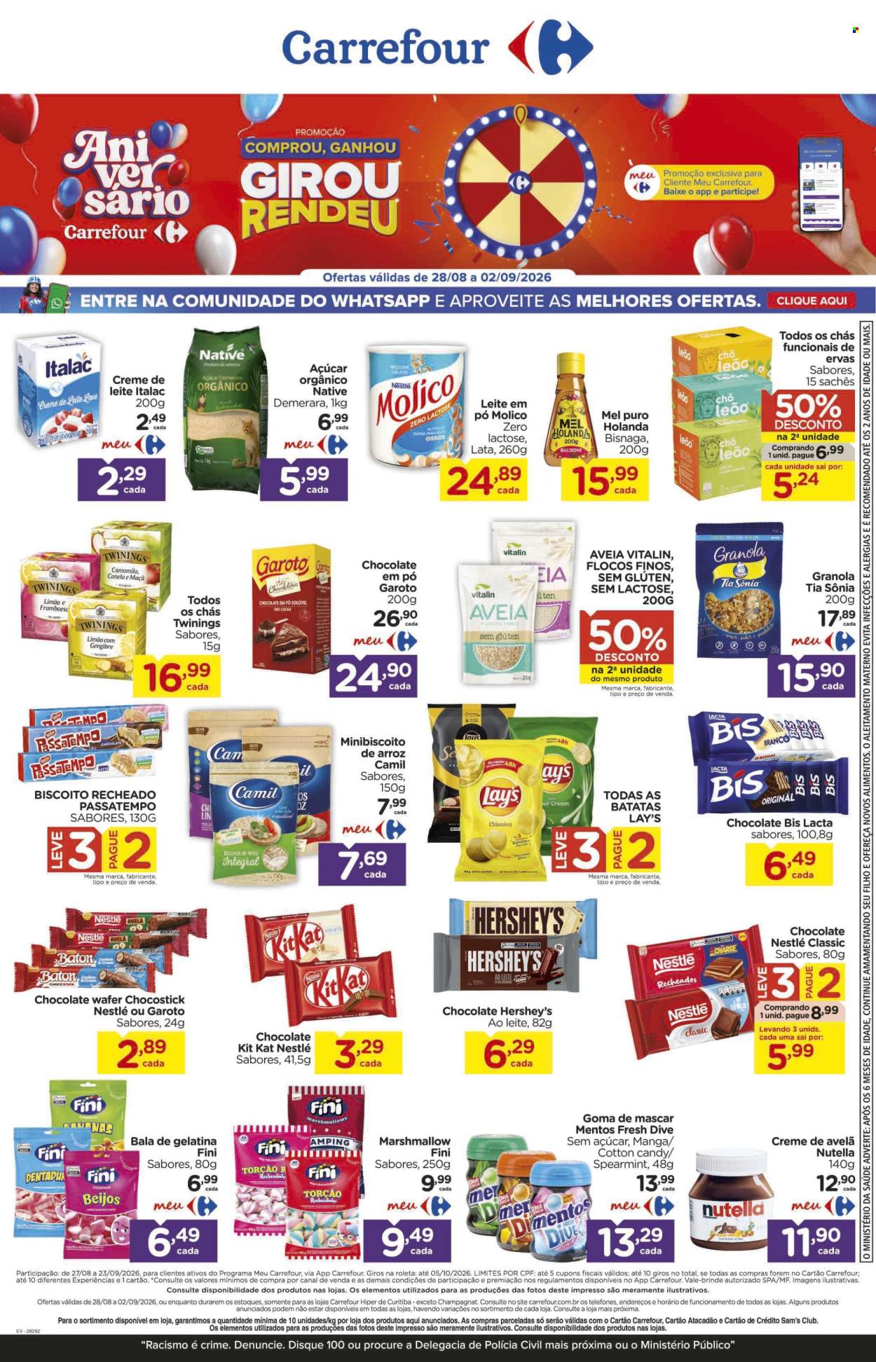 Folheto Carrefour Hiper - 28/08/2026 - 02/09/2026. Página 1