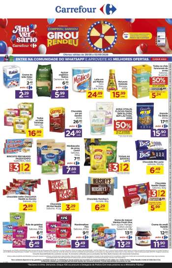 Folheto Carrefour Hiper - 28/08/2026 - 02/09/2026.