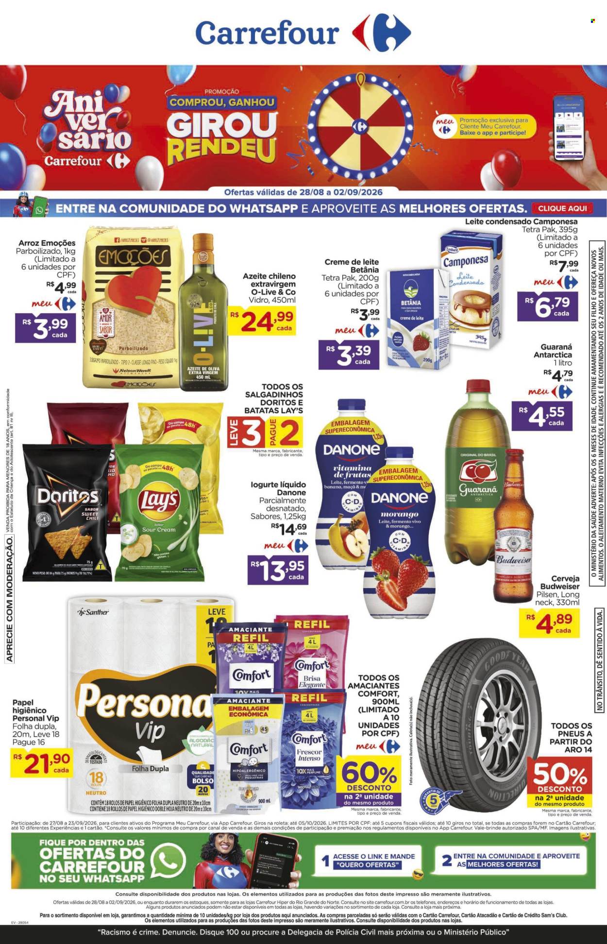 Folheto Carrefour Hiper - 28/08/2026 - 02/09/2026. Página 1