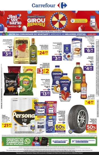 Folheto Carrefour Hiper - 28/08/2026 - 02/09/2026.