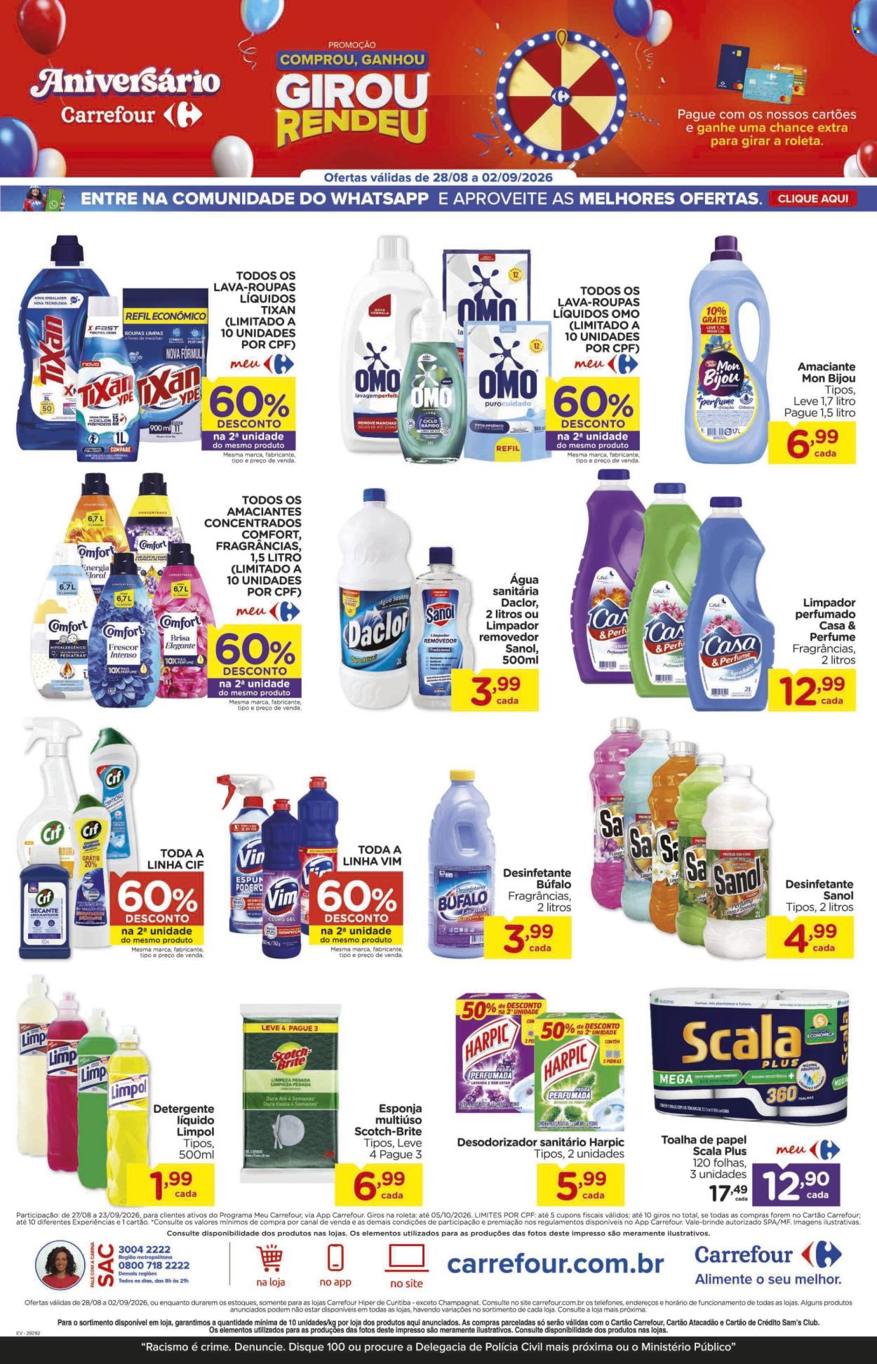 Folheto Carrefour Hiper - 28/08/2026 - 02/09/2026. Página 8