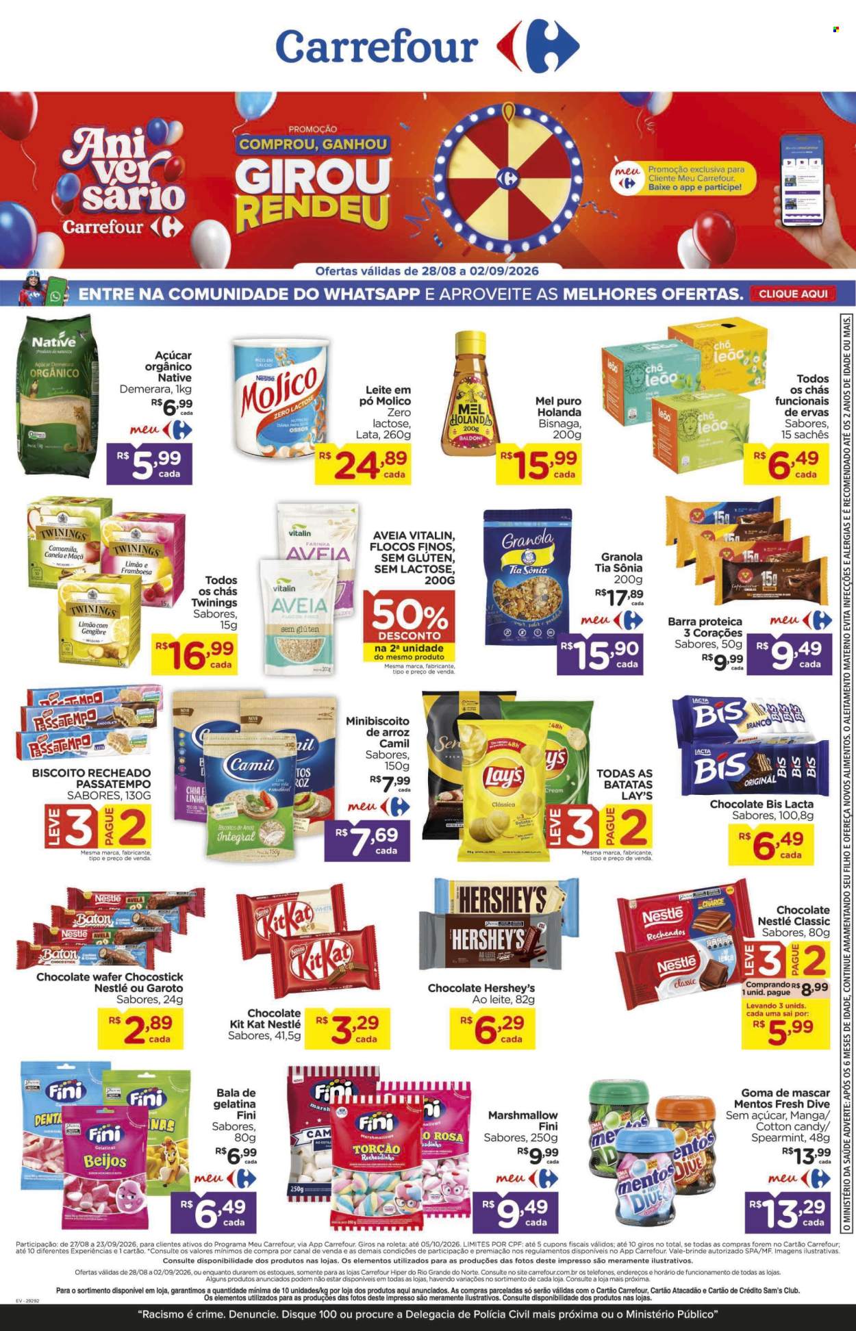Folheto Carrefour Hiper - 28/08/2026 - 02/09/2026. Página 1