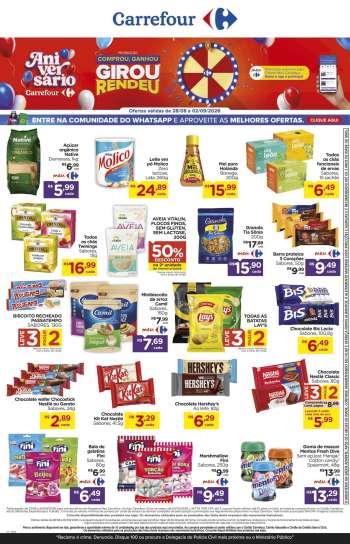 Folheto Carrefour Hiper - 28/08/2026 - 02/09/2026.