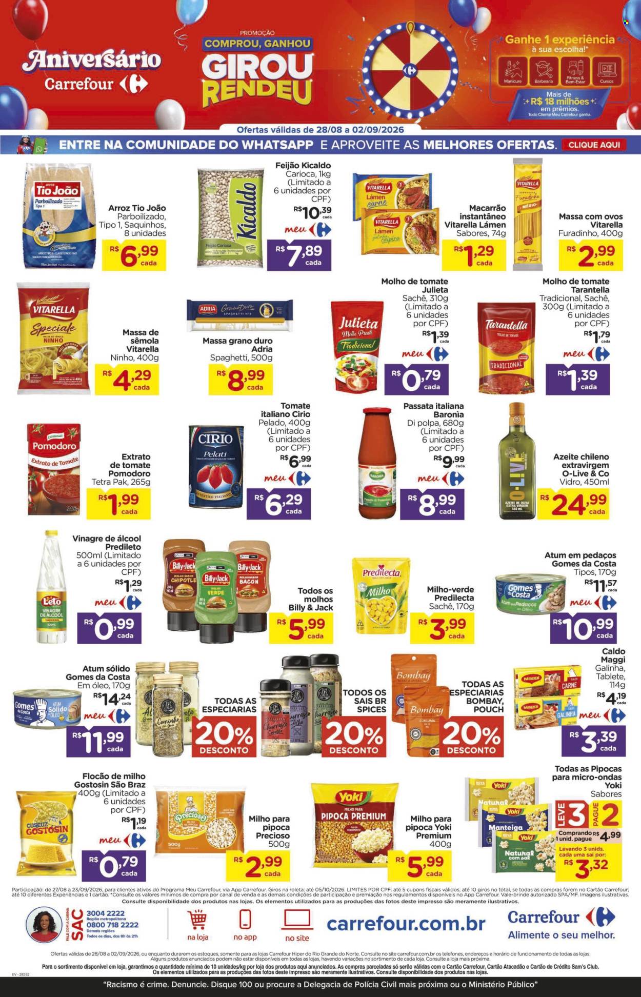 Folheto Carrefour Hiper - 28/08/2026 - 02/09/2026. Página 2