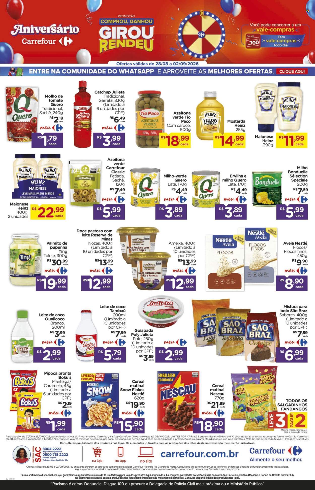 Folheto Carrefour Hiper - 28/08/2026 - 02/09/2026. Página 3