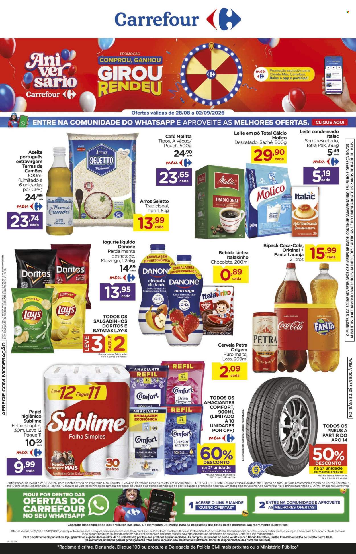 Folheto Carrefour Hiper - 28/08/2026 - 02/09/2026. Página 1