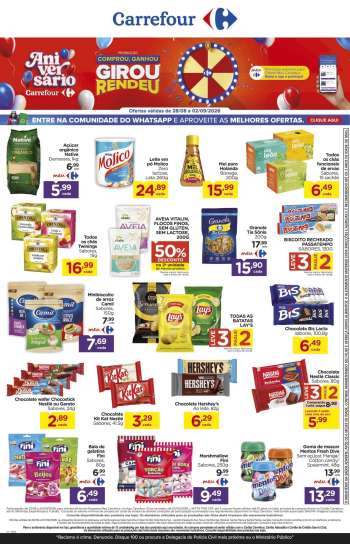 Folheto Carrefour Hiper - 28/08/2026 - 02/09/2026.
