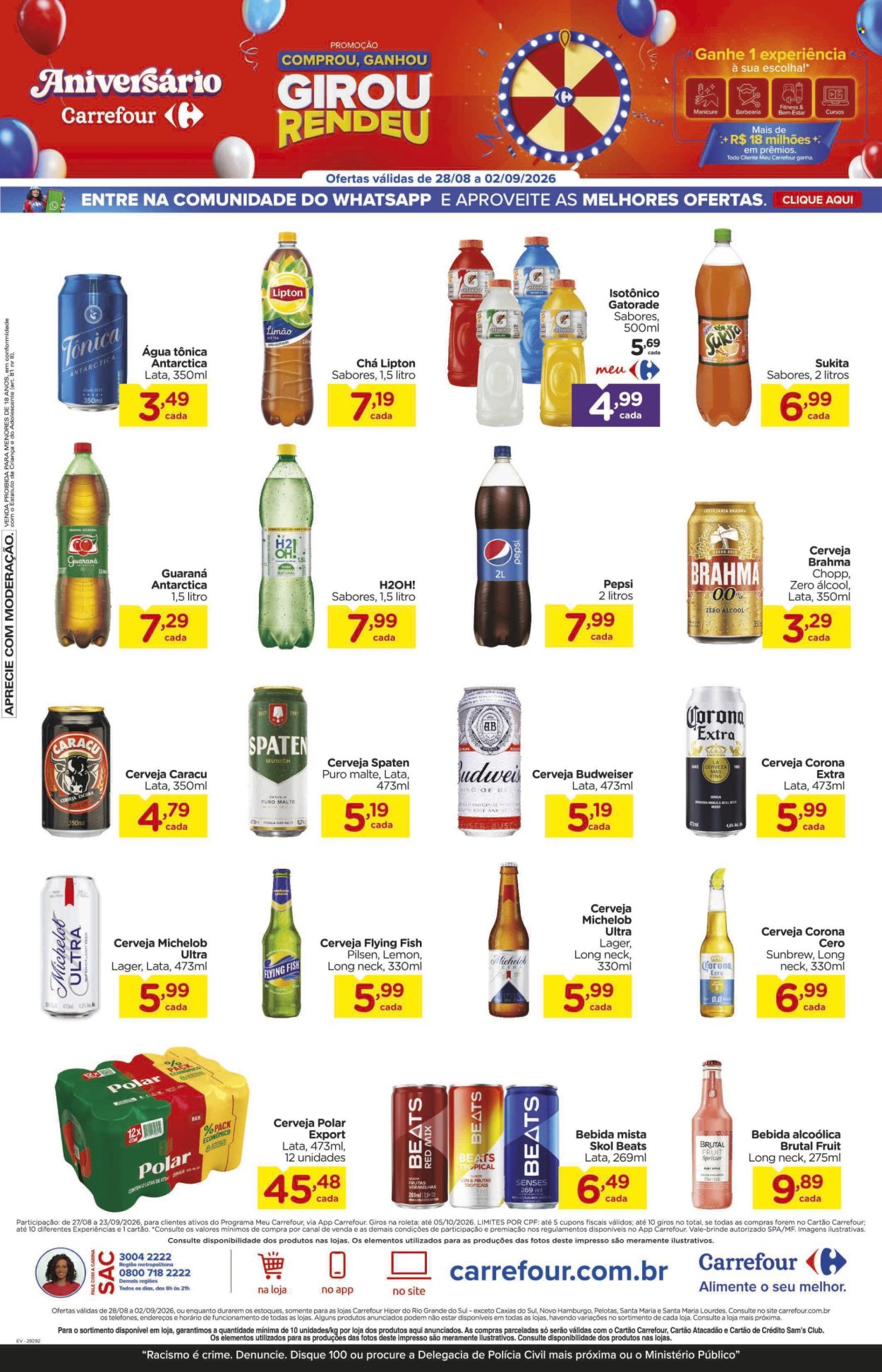Folheto Carrefour Hiper - 28/08/2026 - 02/09/2026. Página 6