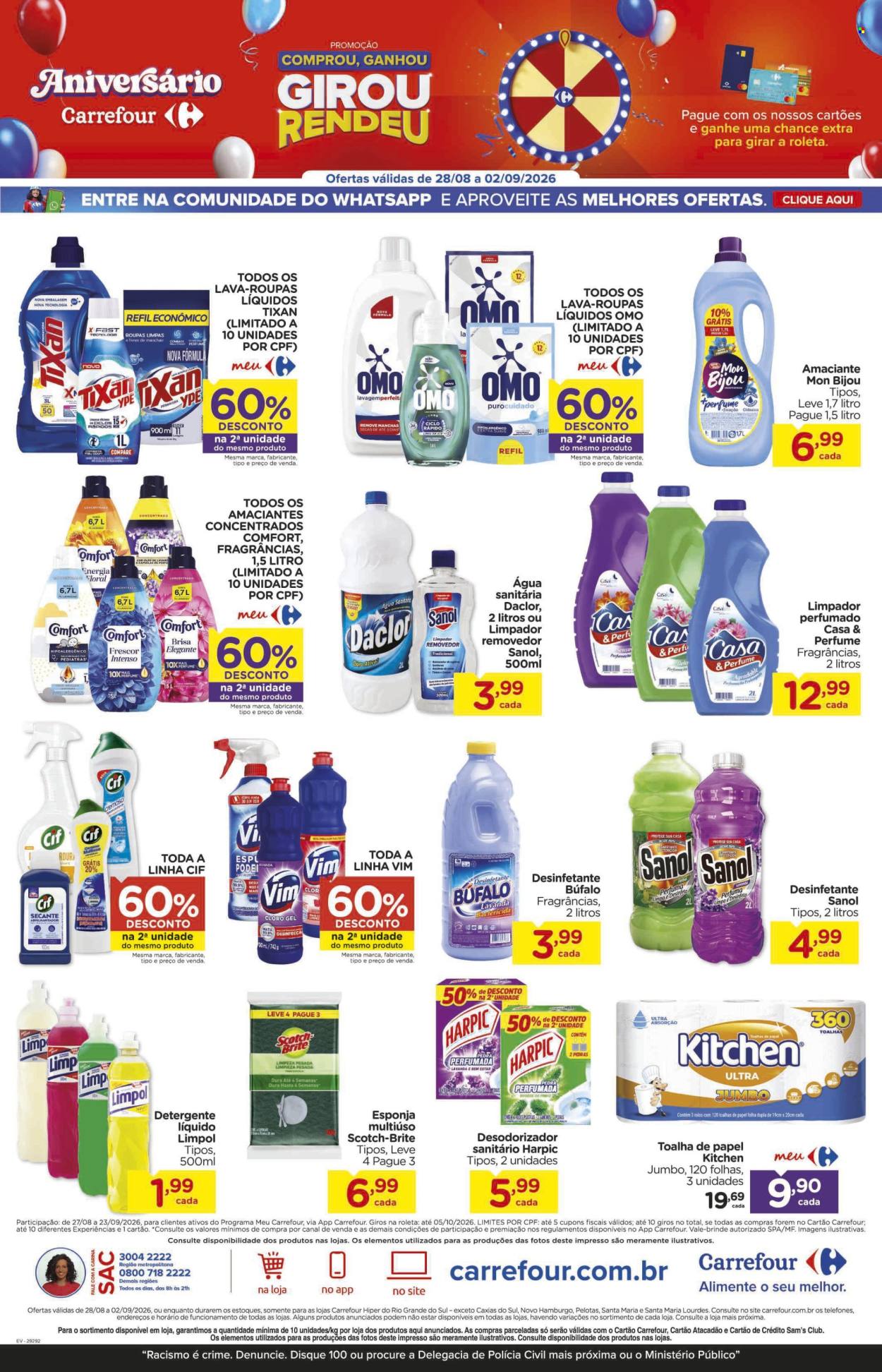 Folheto Carrefour Hiper - 28/08/2026 - 02/09/2026. Página 8
