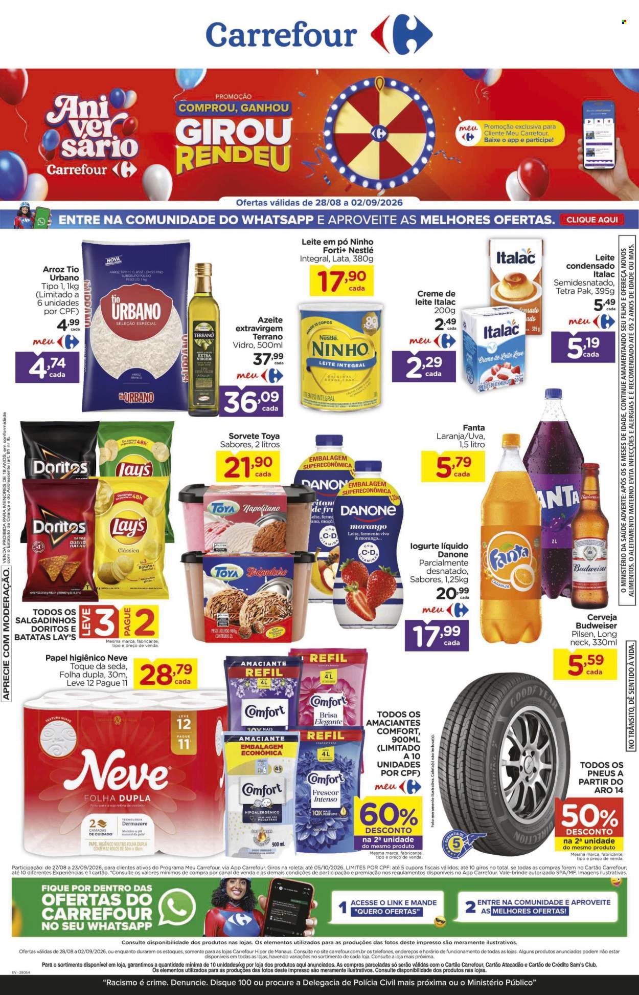Folheto Carrefour Hiper - 28/08/2026 - 02/09/2026. Página 1