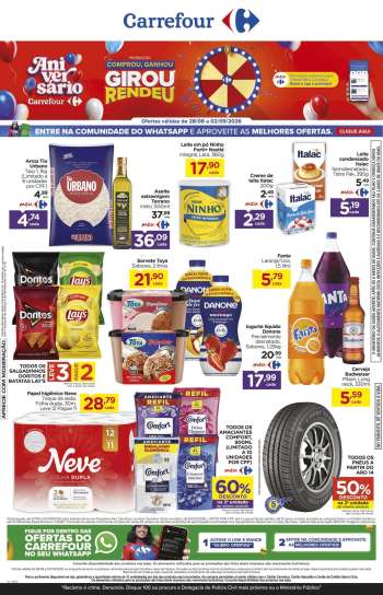 Folheto Carrefour Hiper - 28/08/2026 - 02/09/2026.