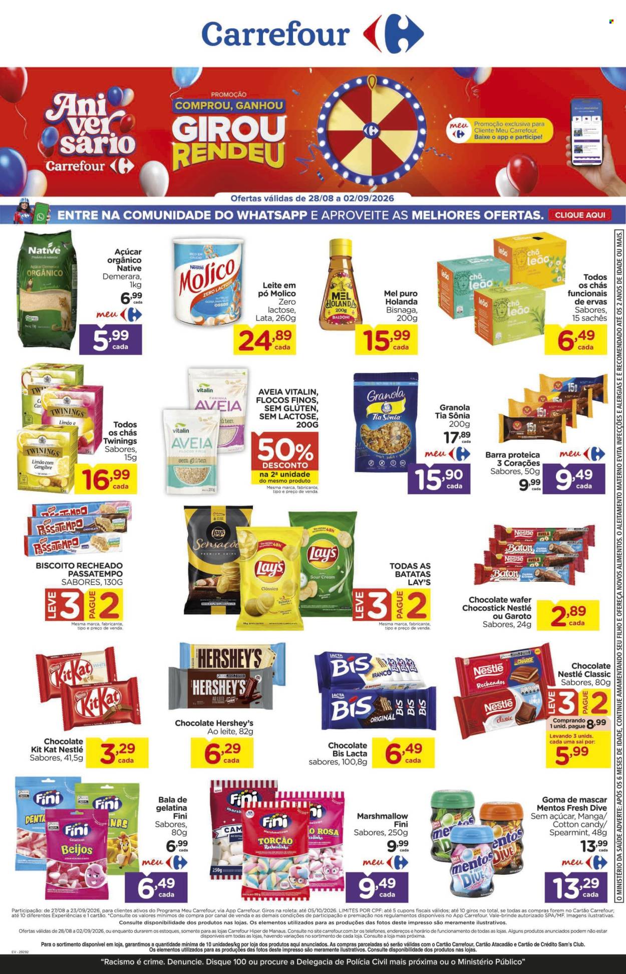 Folheto Carrefour Hiper - 28/08/2026 - 02/09/2026. Página 1