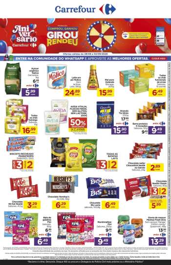 Folheto Carrefour Hiper - 28/08/2026 - 02/09/2026.