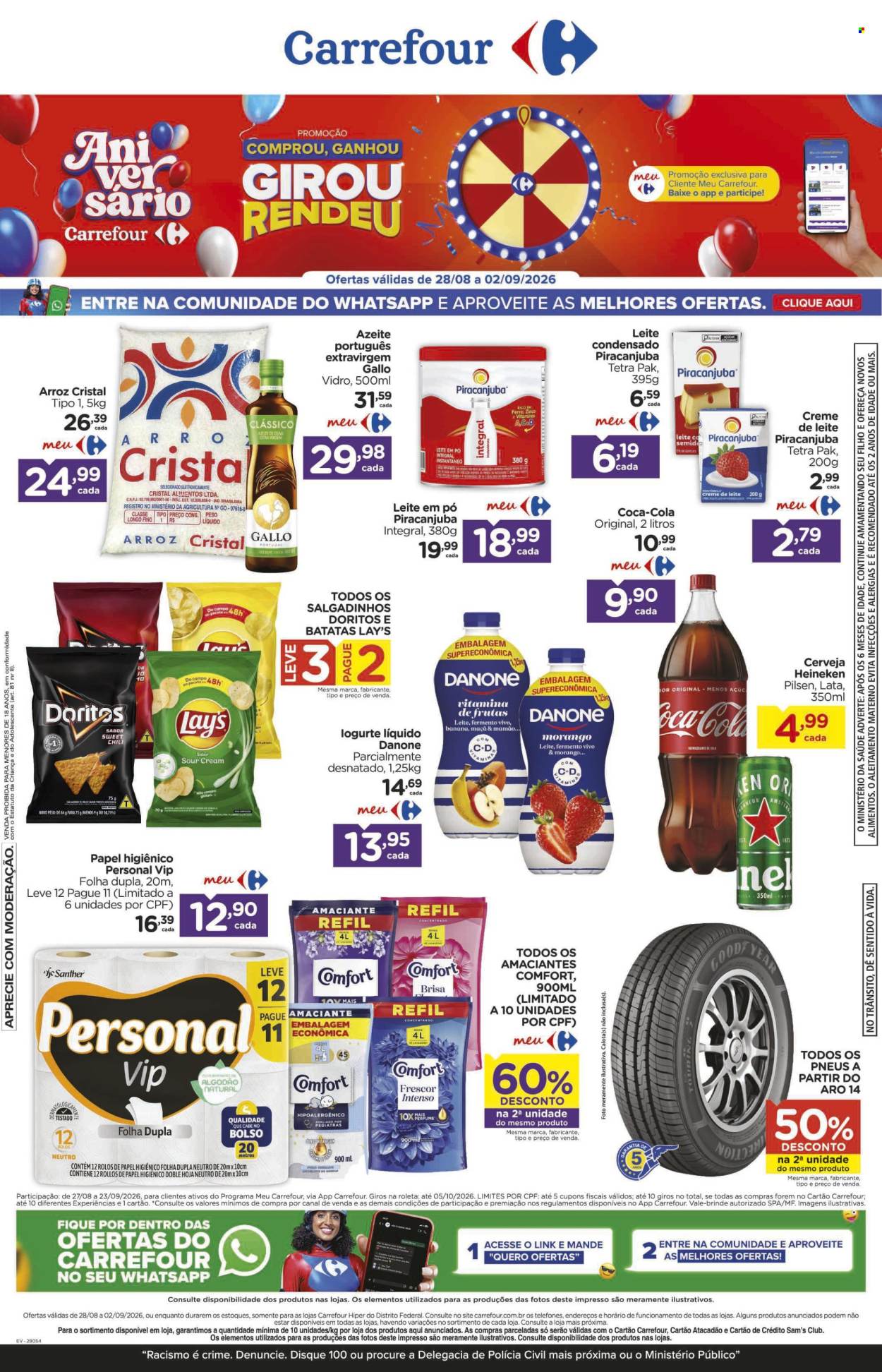Folheto Carrefour Hiper - 28/08/2026 - 02/09/2026. Página 1