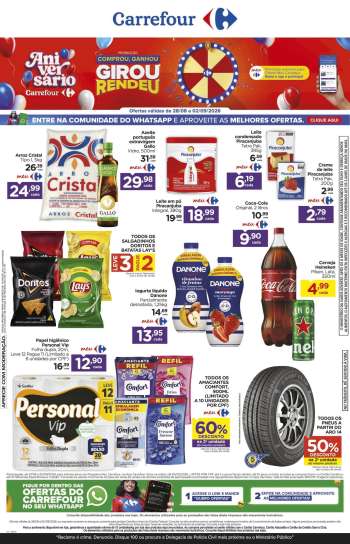 Folheto Carrefour Hiper - 28/08/2026 - 02/09/2026.