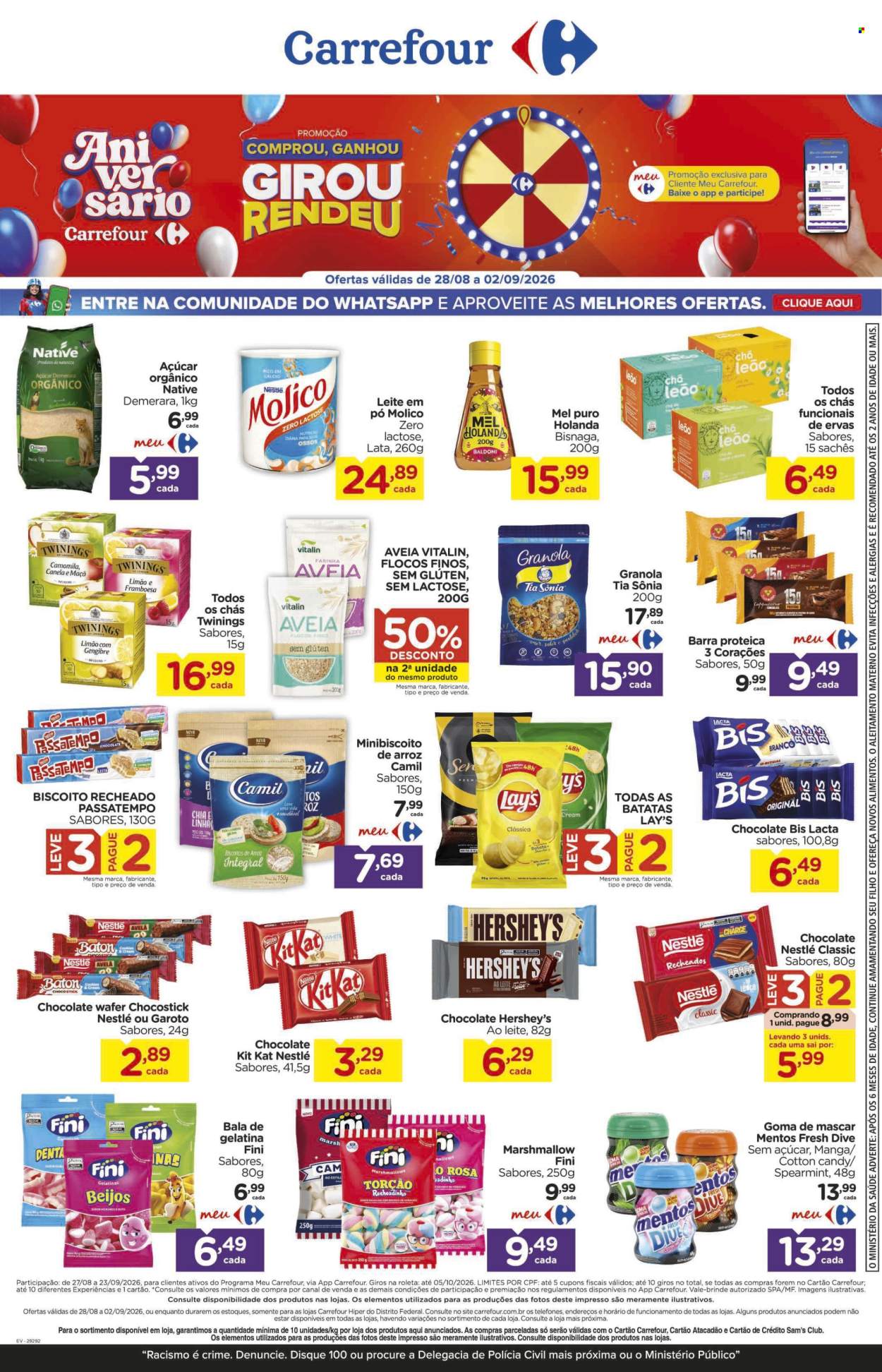 Folheto Carrefour Hiper - 28/08/2026 - 02/09/2026. Página 1