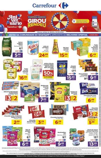 Folheto Carrefour Hiper - 28/08/2026 - 02/09/2026.