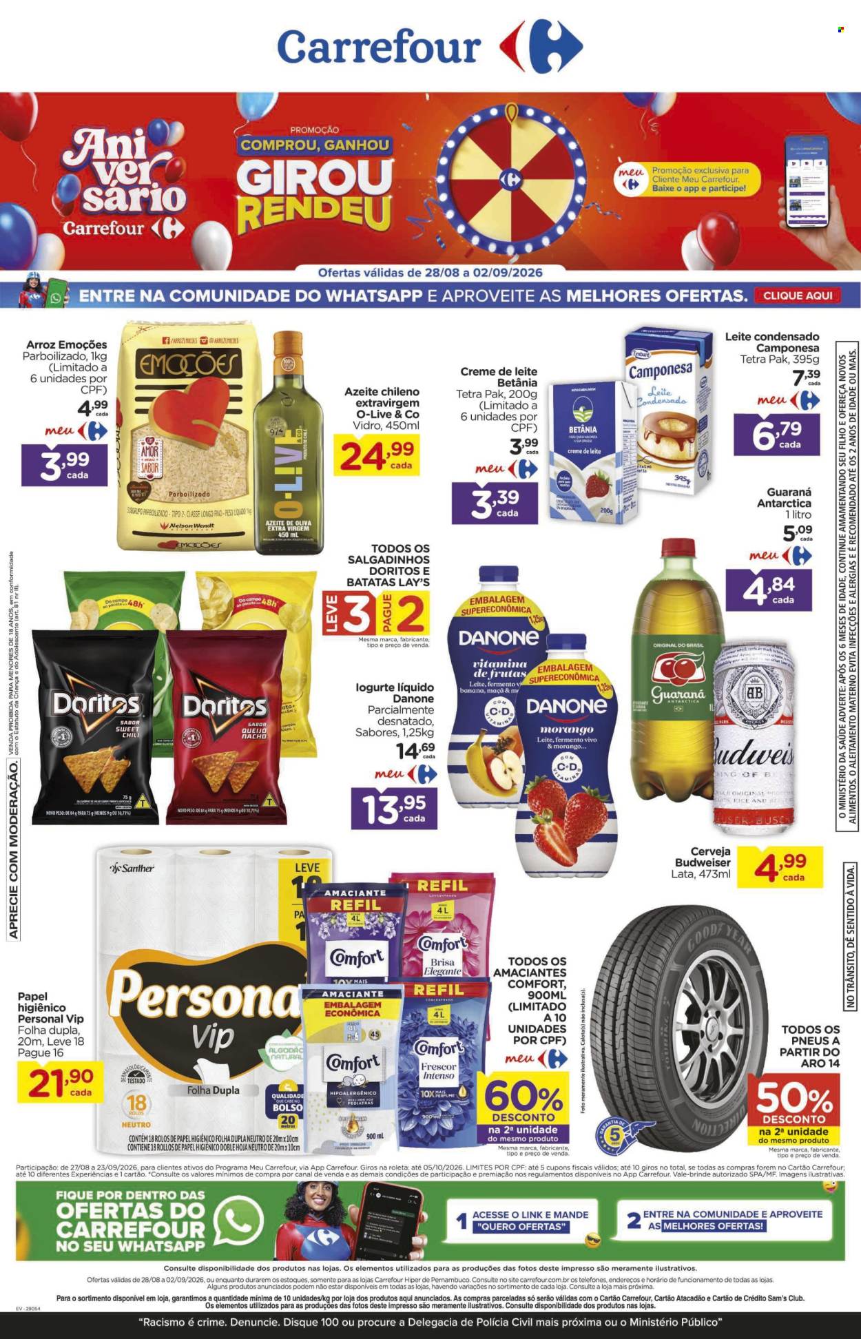 Folheto Carrefour Hiper - 28/08/2026 - 02/09/2026. Página 1