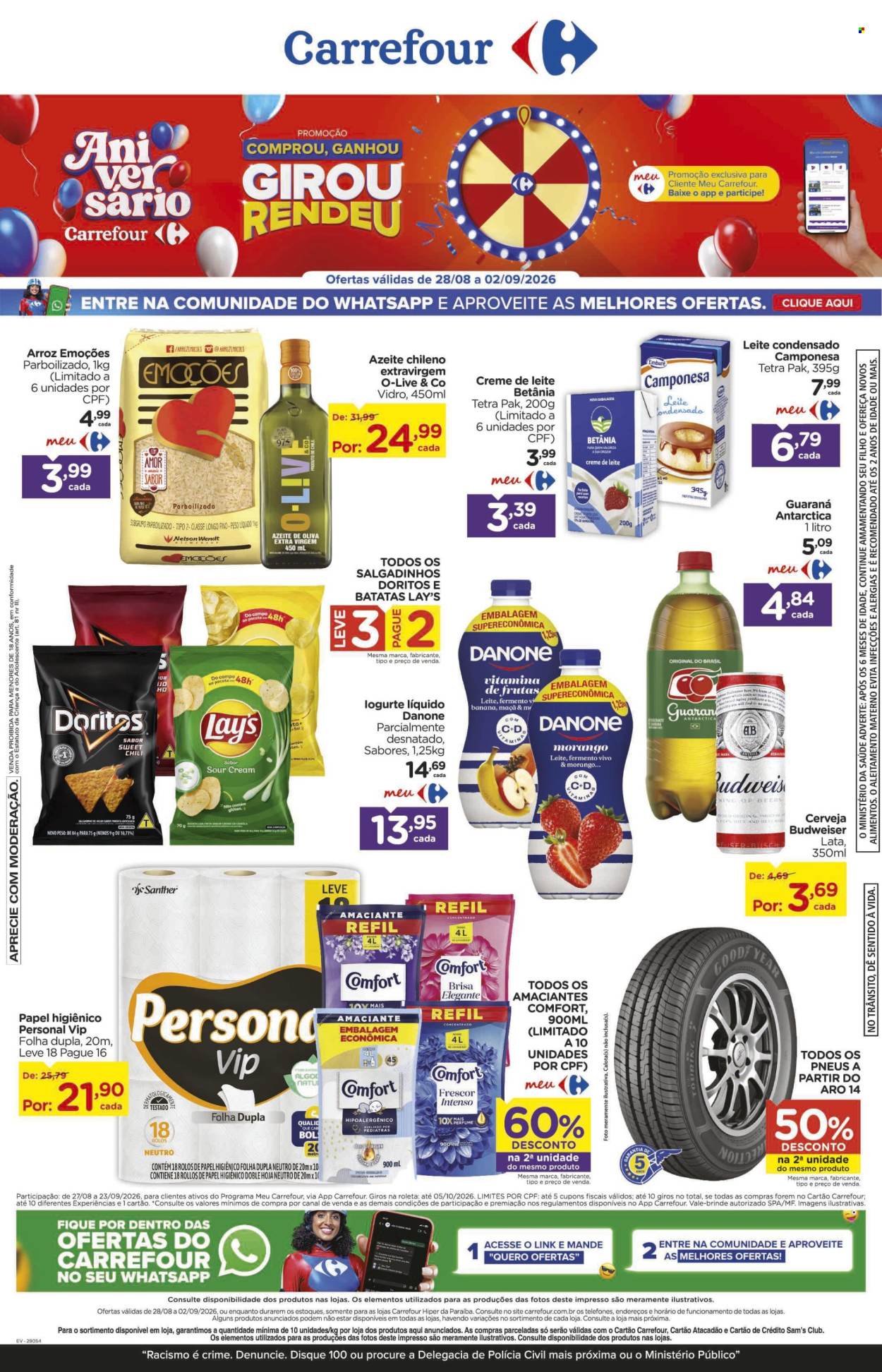 Folheto Carrefour Hiper - 28/08/2026 - 02/09/2026. Página 1