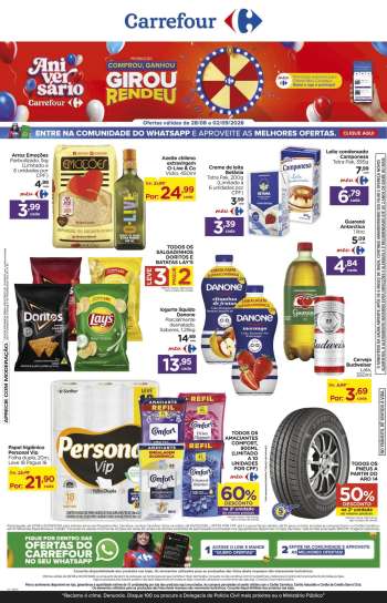 Folheto Carrefour Hiper - 28/08/2026 - 02/09/2026.