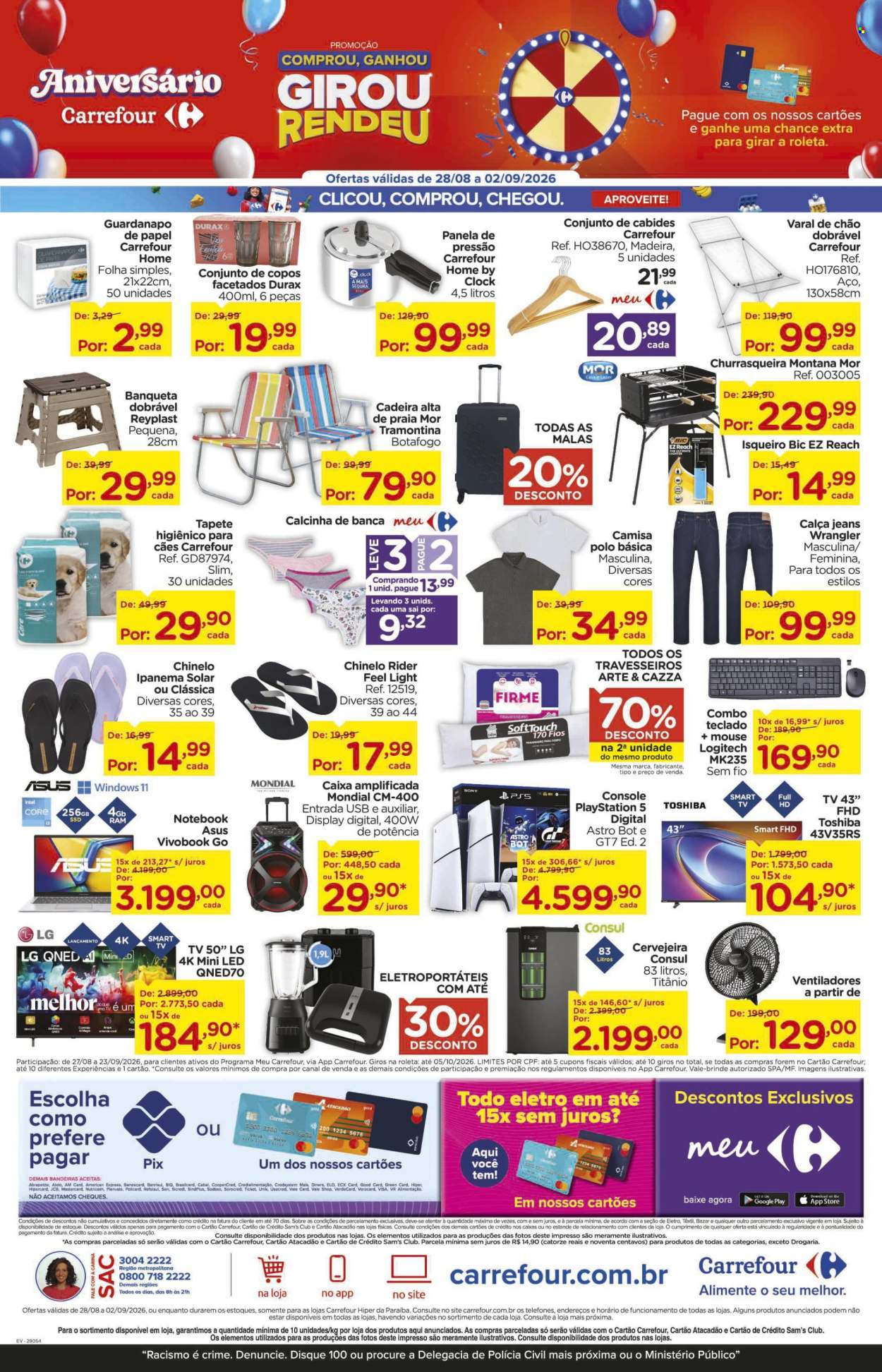 Folheto Carrefour Hiper - 28/08/2026 - 02/09/2026. Página 8